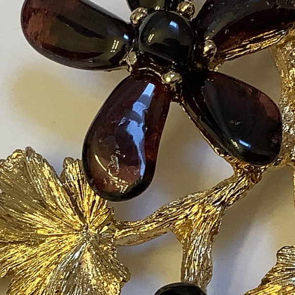 Vintage Larger size Tree Branch and Flower Swoboda Brooch - Picture 6 of 10